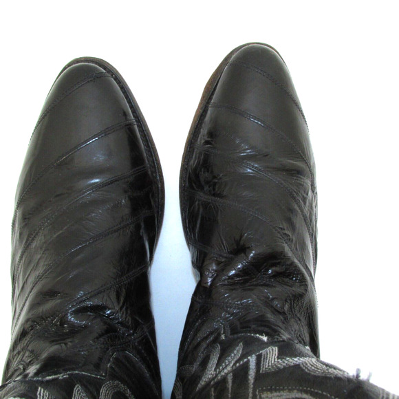 Dan Post Black Eel skin boots - Style 2367 Men\'s size 10.5 D main image 5